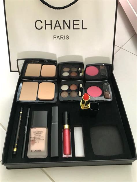 chanel makeup box wholesale|Chanel full makeup kit.